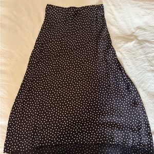 Abercrombie and Fitch Polka Dot Slip Skirt